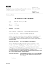 Journal of the 548th Plenary Meeting of the Forum for Security Co-operation (es)