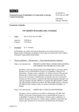 Journal of the 714th Plenary Meeting of the Permanent Council (es)