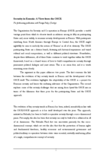 Article by the OSCE Secretary General, Marc Perrin de Brichambaut in the publication, Foreign Policy (Turkey)