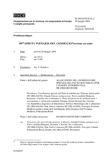 Journal of the 507th Plenary Meeting of the Permanent Council/Corrected Reissue (it)