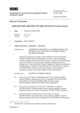 Journal of the 507th Plenary Meeting of the Permanent Council/Corrected Reissue