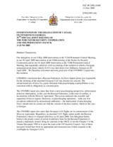 Statement by the Delegation of Canada on Abkhazia, Georgia