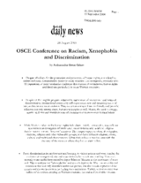 Remarks by Ambassador Orhun, Permanent Representative of Turkey to the OSCE