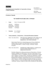 Journal of the 716th Plenary Meeting of the Permanent Council (es)