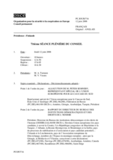Journal of the 716th Plenary Meeting of the Permanent Council (fr)