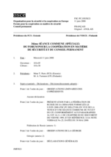 Journal of the 34th Special Joint Meeting of the Forum for Security Co-operation and the Permanent Council (fr)
