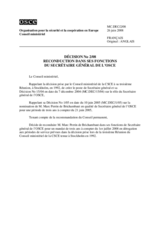 Ministerial Council Decision No. 2/08 (fr)
