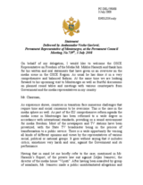 Statement by the Delegation of Montenegro in Reply to the Report by the Representative on Freedom of the Media, Miklos Haraszti