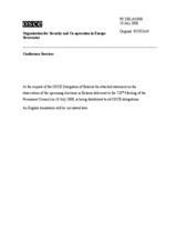 Statement by the Delegation of Belarus Regarding the invitation to OSCE observers to the parliamentary elections in Belarus (ru)