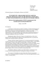 Statement by the Delegation of Belarus Statement by the Delegation of Belarus