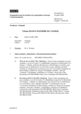 Journal of the 723rd Plenary Meeting of the Permanent Council (fr)
