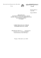Statement by Mr. Mohiedine El Kadiri, Counsellor of the Permanent Mission of the Kingdom of Morocco to Vienna (fr)