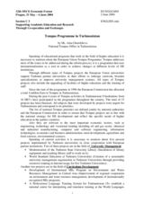 Tempus Programme in Turkmenistan, a contribution by Ms. Aina Choreklieva, National Tempus Office in Turkmenistan