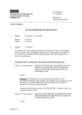 Journal of the 724th Plenary Meeting of the Permanent Council (de)
