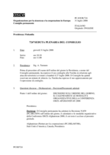 Journal of the 724th Plenary Meeting of the Permanent Council (it)