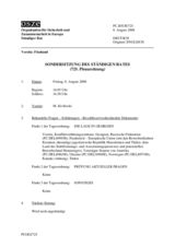 Journal of the 725th Special Plenary Meeting of the Permanent Council (de)