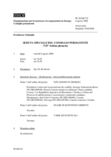 Journal of the 725th Special Plenary Meeting of the Permanent Council (it)