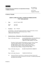 Journal of the 726th Special Plenary Meeting of the Permanent Council (it)