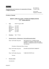 Journal of the 727th Special Plenary Meeting of the Permanent Council (it)