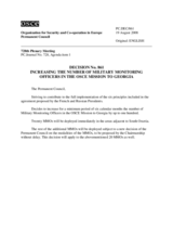 Permanent Council Decision No. 861