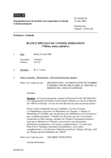 Journal of the 728th Special Plenary Meeting of the Permanent Council (fr)