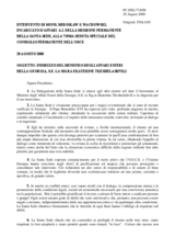 Statement by the Delegation of the Holy See in response to the address by the Foreign Minister of Georgia, Ekaterine Tkeshelashvili