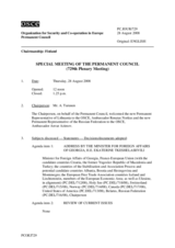 Journal of the 729th Special Plenary Meeting of the Permanent Council