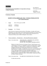 Journal of the 729th Special Plenary Meeting of the Permanent Council (es)