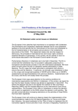 Statement by the Delegation of Ireland/European Union on human rights situation in Uzbekistan