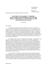 Statement by the Delegation of the Russian Federation on minority situation in Latvia and Estonia