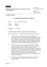 Journal of the 732nd Plenary Meeting of the Permanent Council (es)