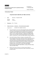 Journal of the 732nd Plenary Meeting of the Permanent Council