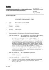 Journal of the 555th Plenary Meeting of the Forum for Security Co-operation (es)