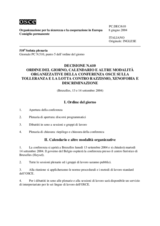 Permanent Council Decision No. 610 (it)