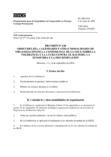 Permanent Council Decision No. 610 (es)