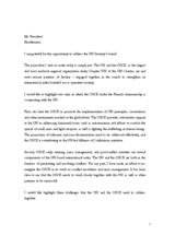 Address by the OSCE Chairman-in-Office, Finnish Foreign Minister Alexander Stubb, to the UN Security Council on 26 September 2008.