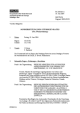 Journal of the 511th Special Plenary Meeting of the Permanent Council (de)