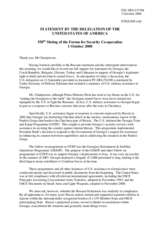 Statement by the Delegation of the United States on Georgia