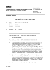 Journal of the 560th Plenary Meeting of the Forum for Security Co-operation (es)