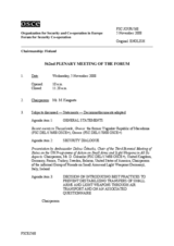 Journal of the 562nd Plenary Meeting of the Forum for Security Co-operation