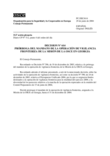 Permanent Council Decision No. 614/Corrected reissue (es)