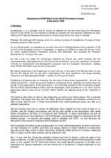 Address by the EU Special Representative for Central Asia and for the crisis in Georgia, Ambassador Pierre Morel