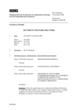 Journal of the 563rd Plenary Meeting of the Forum for Security Co-operation (it)