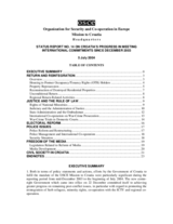 OSCE Mission to Croatia status report, July 2004
