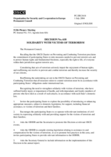 Permanent Council Decision No. 618