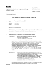 Journal of the 741st Plenary Meeting of the Permanent Council