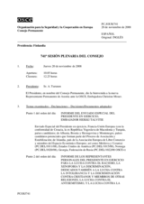 Journal of the 741st Plenary Meeting of the Permanent Council (es)