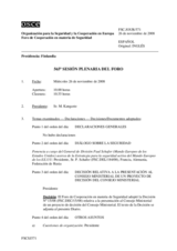 Journal of the 565th Plenary Meeting of the Forum for Security Co-operation (es)