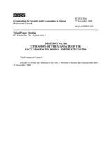 Permanent Council Decision No. 866