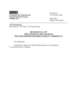 Permanent Council Decision No. 873 (de)